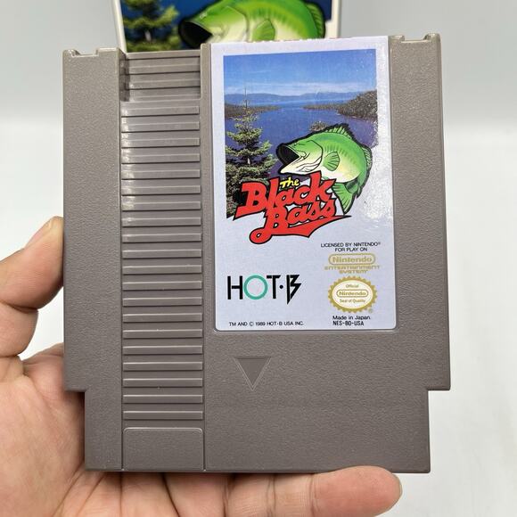 The Black Bass - NES Nintendo - With Original Box! - Picture 5 of 10